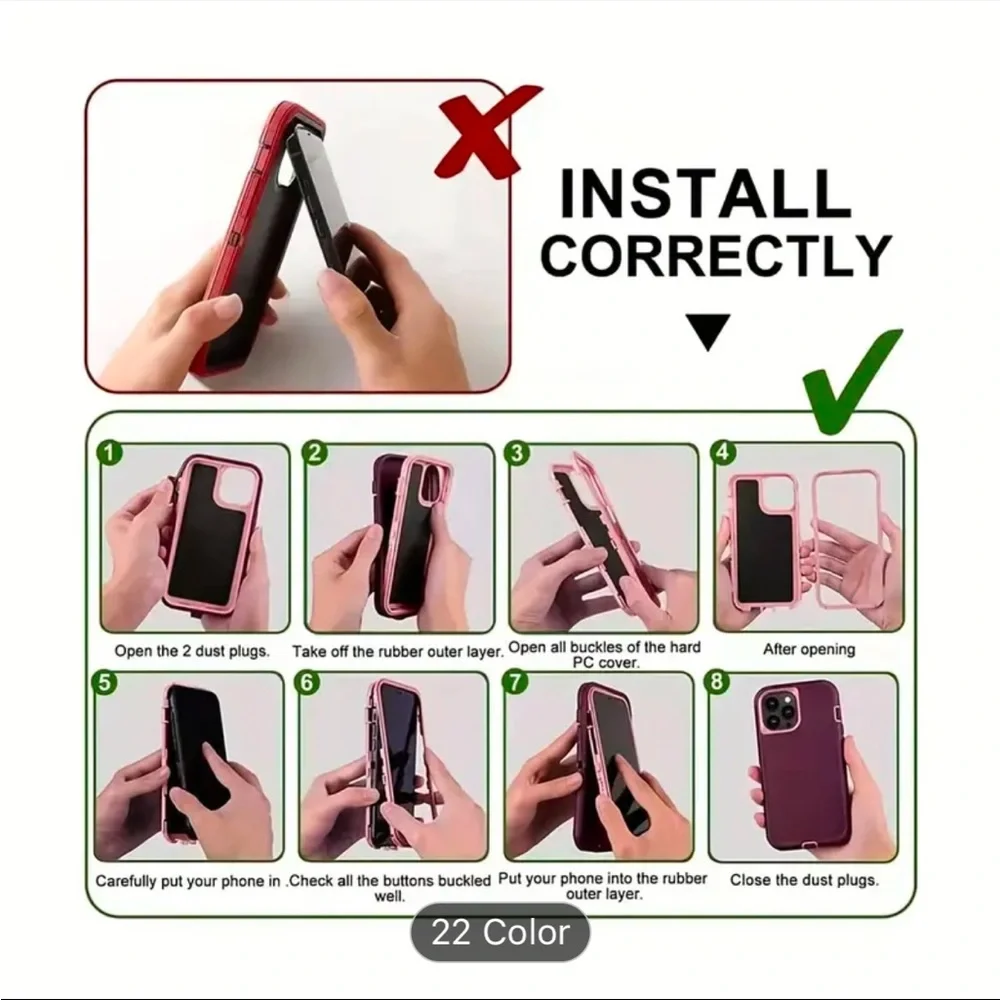 🎉 HOST PICK 🎉 *BRAND NEW/ UNOPENED* iPhone13 Pro Max Heavy Duty Shockproof Case
